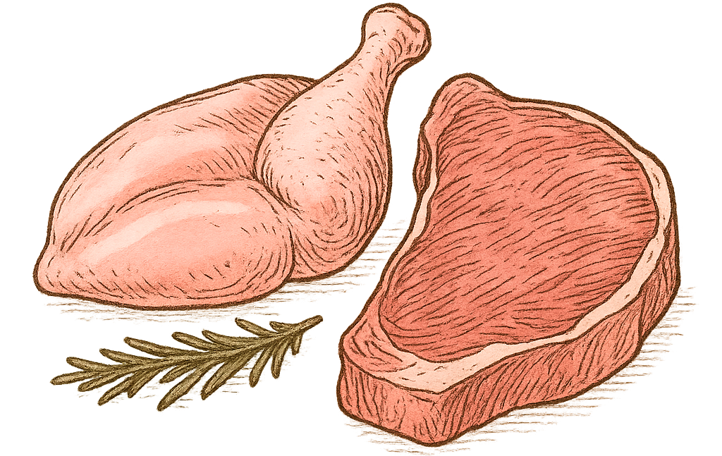 Fontes de proteína